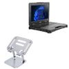BoxWave Stand and Mount Compatible with Getac X600 - Executive VersaView Laptop Stand, Ergonomic Adjustable Viewing Angle Metallic Riser - Metallic Silver view 1