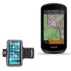 BoxWave Case Compatible with Garmin Edge 1030 Plus - JogBrite Sports Armband, High Visibility Safety Light LED Runners Armband - Bold Orange view 1