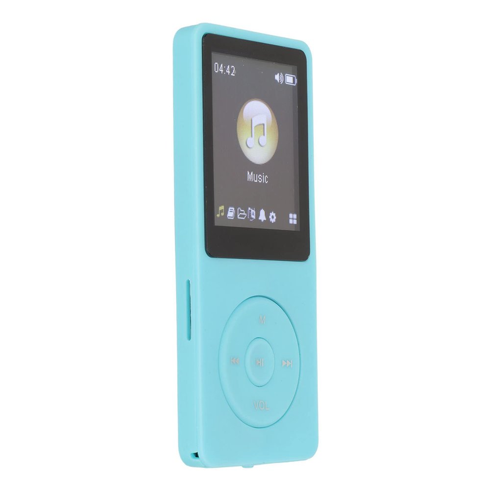 Zunate MP3 Player / MP4 Player, Portable Digital Lossless MP3 MP4 Player for Kids, Thin 1.8 Inch LCD Media Player for Students(Blue)