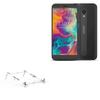 BoxWave Stand and Mount Compatible with Coolpad Legacy S - Pocket Aluminum Stand 3-in-1, Portable Multi Angle Viewing Riser - Metallic Silver view 1