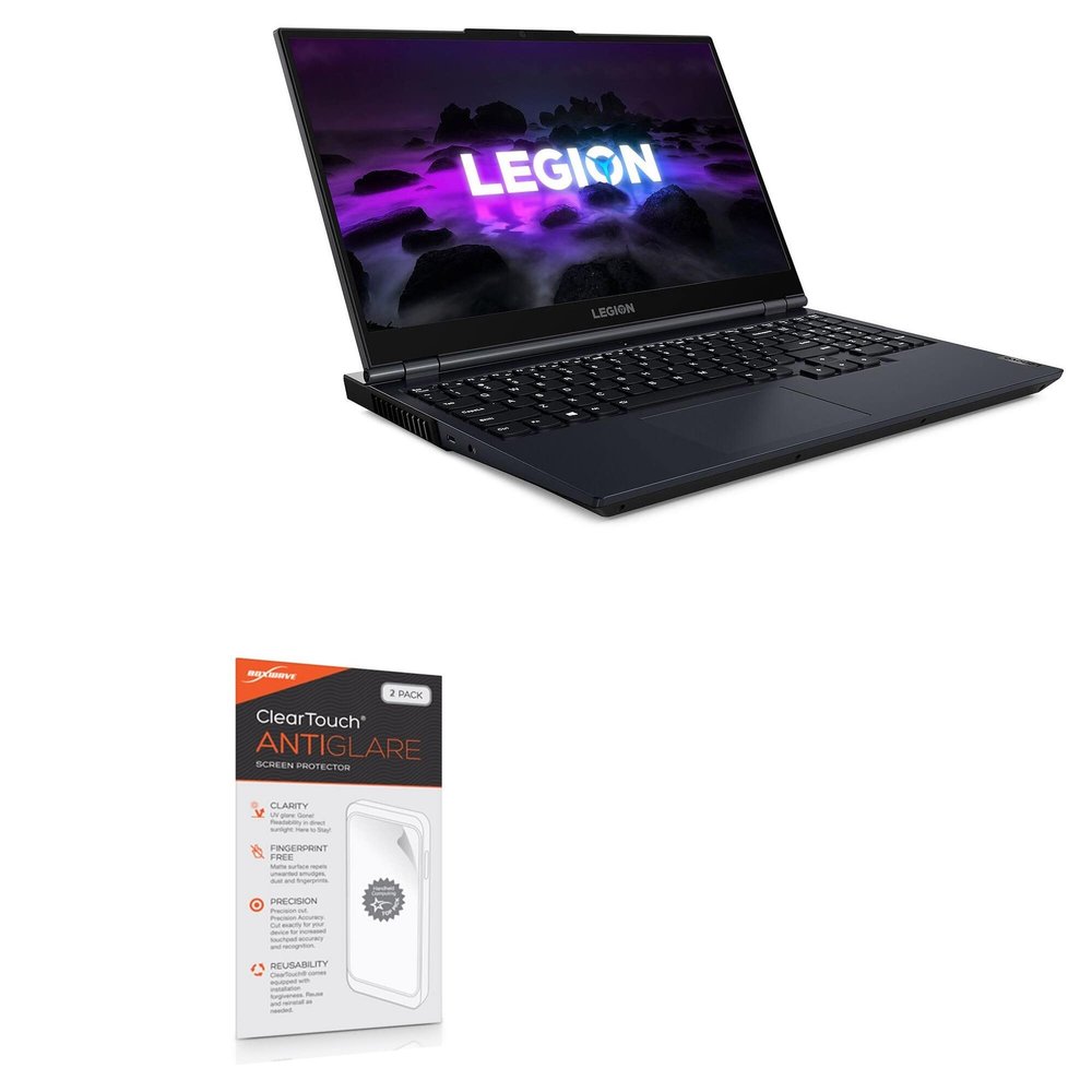 BoxWave Screen Protector Compatible with Lenovo Legion 5 (15 in - 82NW) - ClearTouch Anti-Glare (2-Pack), Anti-Fingerprint Matte Film Skin