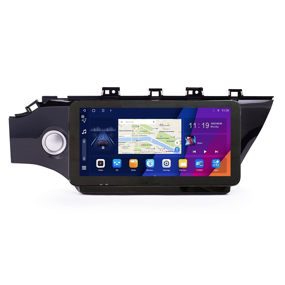 ZERTRAN 10.33" QLED/IPS 1600x720 Touchscreen CarPlay & Android Auto Android Autoradio Car Navigation Stereo Multimedia Player GPS Radio DSP Forkia Rio 4 k2 2017-2019