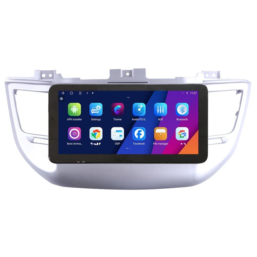 ZERTRAN 10.33" QLED/IPS 1600x720 Touchscreen CarPlay & Android Auto Android Autoradio Car Navigation Stereo Multimedia Player GPS Radio DSP Forhyundai Tucson 2015-2018 lhd