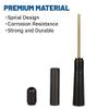 Anina 4.7" Carbon Fiber Antenna for 1998-2022 Nissan Pathfinder Rogue 350Z 370Z Murano AM FM Radio Stubby Aerial Mast for Truck Vehicle Car Wash Proof view 4
