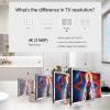 elecsung 32 inch 4K UHD Smart LED Mirror TV (ATSC) Tuner, IP65 Waterproof, Dolby Atmos,Watch Netflix, PrimeVideo, Built-in Alexa, Wi-fi, 320A023, 2024 Model view 2