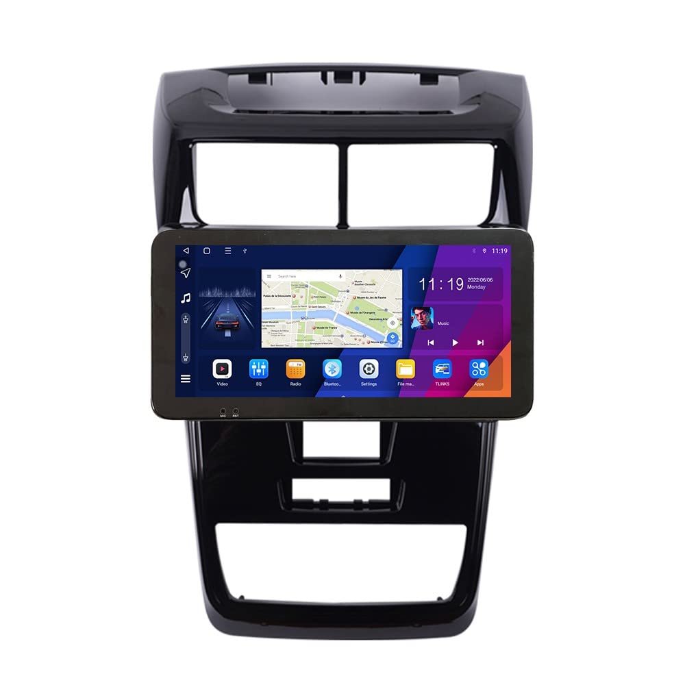 ZERTRAN 10.33" QLED/IPS 1600x720 Touchscreen CarPlay & Android Auto Android Autoradio Car Navigation Stereo Multimedia Player GPS Radio DSP Fortoyota avanza 2019