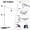 Hecis Heavy Duty Backdrop Stand, 10x10ft Pipe and Drape Stand Kit, Adjustable Arch Backdrop Stand, Back Drop Stand for Party Event, Trade Shows & Wedding Decor view 4