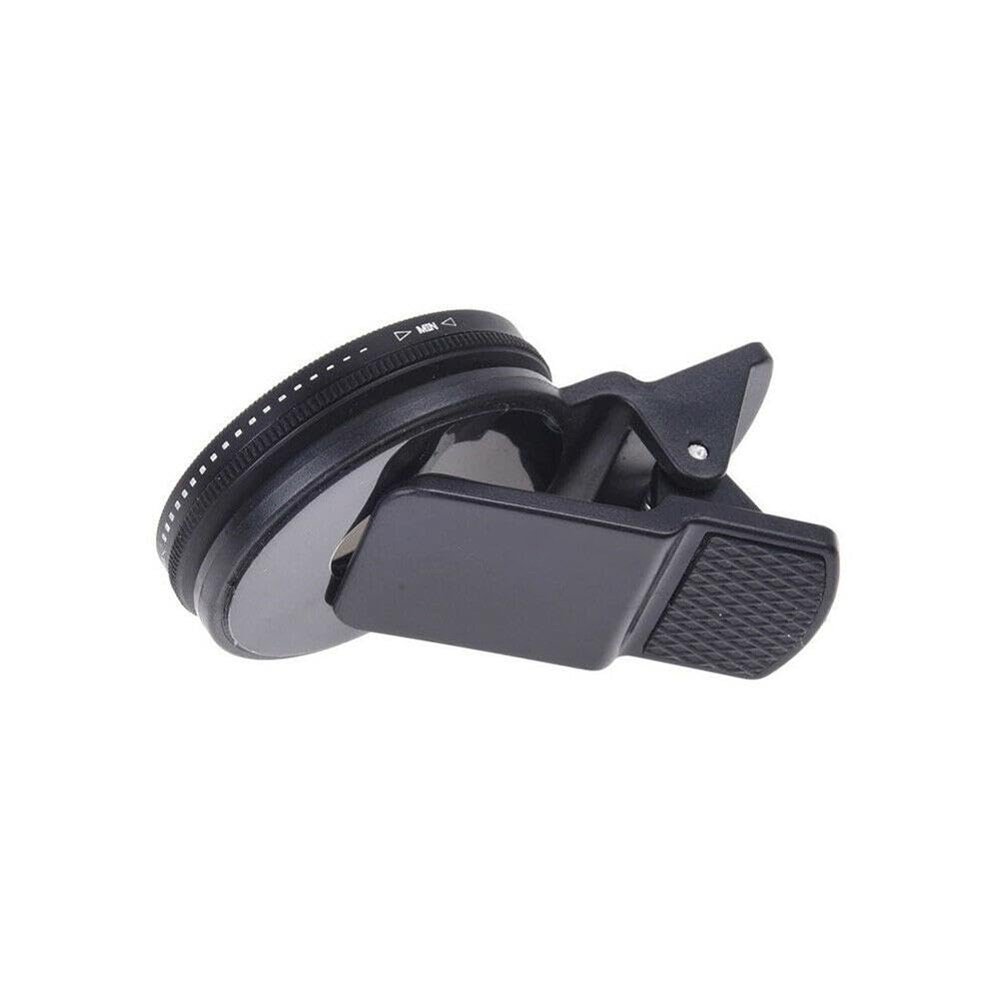 37mm Black Phone Camera Lens Variable ND Filter Neutral Density ND2-ND400 with Clip