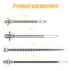 120PCS Car Push Mount Cable Zip Tie, Nylon Self Locking Cable Strap, Engine Bay Wire Harness Restraint Ties, Fastener Cable Clips Wraps for Indoor Outdoor, Compatible with Boat, Trailer, UTV view 2