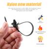 120PCS Car Push Mount Cable Zip Tie, Nylon Self Locking Cable Strap, Engine Bay Wire Harness Restraint Ties, Fastener Cable Clips Wraps for Indoor Outdoor, Compatible with Boat, Trailer, UTV view 3