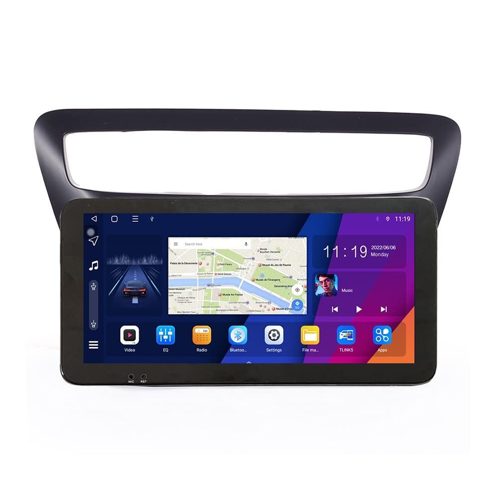ZERTRAN 10.33" QLED/IPS 1600x720 Touchscreen CarPlay & Android Auto Android Autoradio Car Navigation Stereo Multimedia Player GPS Radio DSP ForChevy lova rv 2016-2018