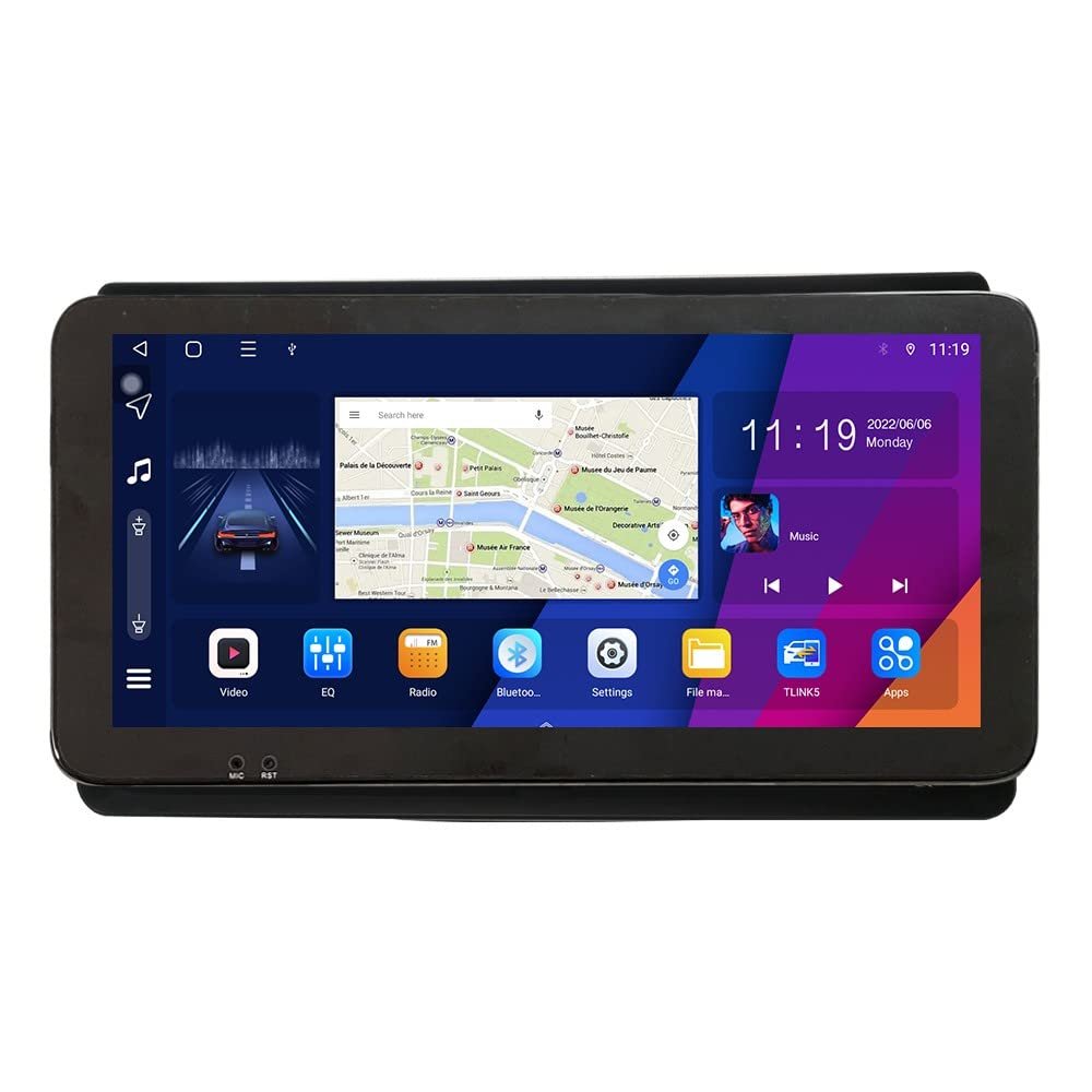 ZERTRAN 10.33" QLED/IPS 1600x720 Touchscreen CarPlay & Android Auto Android Autoradio Car Navigation Stereo Multimedia Player GPS Radio DSP Forsuzuki Alto 2009-2013