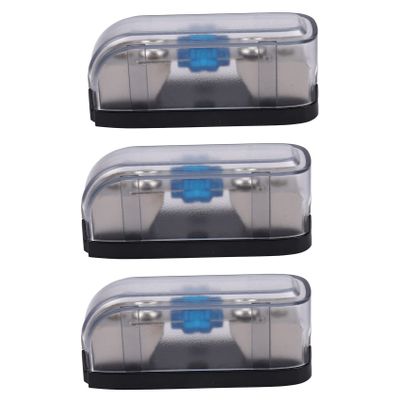 Pasotim 3X Car Stereo Fuse Holder, Audio Fuse Box Distribution Block 4Ga in 4Ga Out,Single