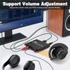 Tendak HDMI Audio Extractor, 4K HDMI to Optical SPDIF + 3.5mm Stereo + RCA L/R Audio Adapter Converter with Volume Control Support 4K@60Hz HDCP 2.2 HDR 3D YUV 4:4:4 view 2