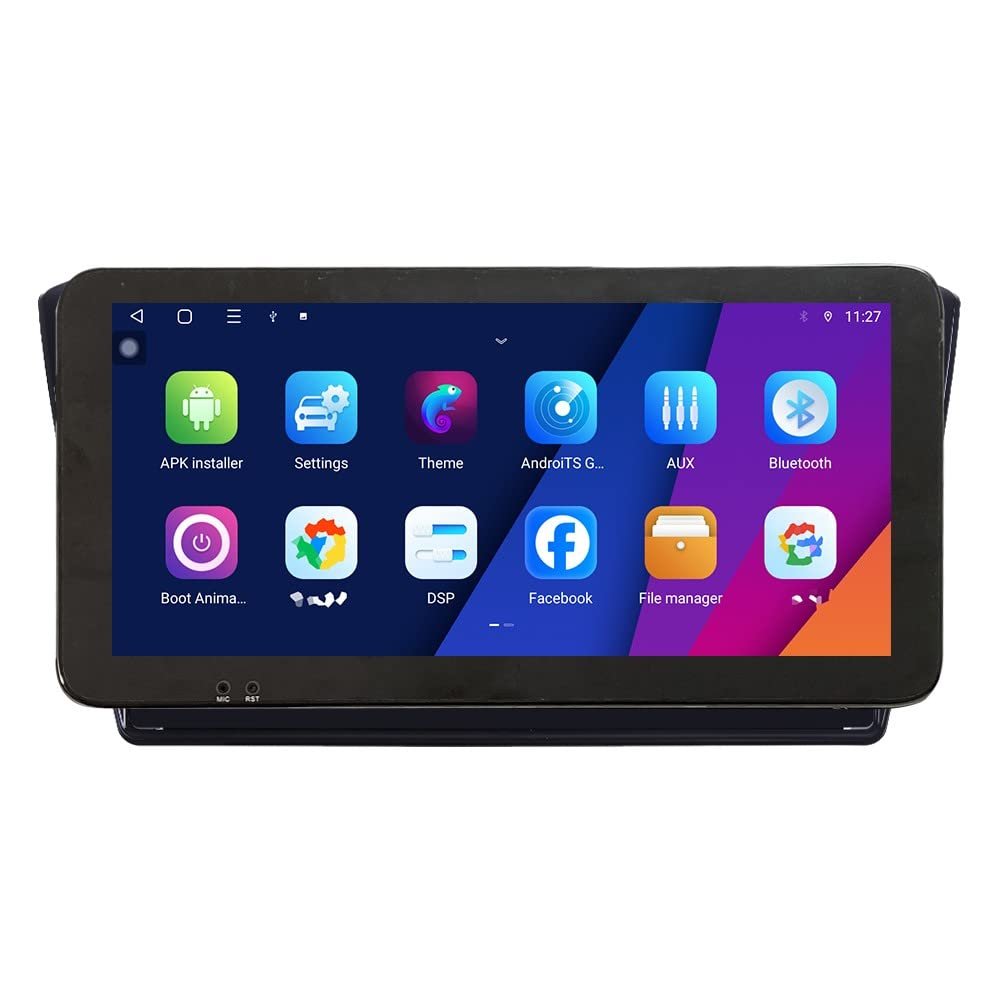 ZERTRAN 10.33" QLED/IPS 1600x720 Touchscreen CarPlay & Android Auto Android Autoradio Car Navigation Stereo Multimedia Player GPS Radio DSP Forskoda Superb 2015-2018
