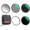 K&F CONCEPT 77mm Magnetic GND8 ND8 ND64 ND1000 Magnetic Basic Ring Camera Lens Filters Kit (5 Pack) -Optical Glass Neutral Density Filters Kit with 28 Multi-Layer Coated (Nano-X Series) view 1