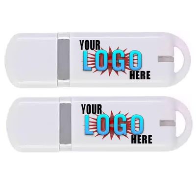 Custom USB Flash Drive Printed with Your Logo, Personalised Memory Stick in Bulk with Logo for Promotion(25pcs, 64GB)