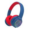 PowerLocus PLED Kids Bluetooth Headphones, Kids Wireless Headphones with LED Lights, 74/85/94dB Safe Volume, Micro SD, AUX Cable, Hi-Fi Stereo, Built-in Mic Over Ear Kid Headphone for Travel/Tablet/PC view 1