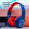PowerLocus PLED Kids Bluetooth Headphones, Kids Wireless Headphones with LED Lights, 74/85/94dB Safe Volume, Micro SD, AUX Cable, Hi-Fi Stereo, Built-in Mic Over Ear Kid Headphone for Travel/Tablet/PC view 2