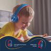 PowerLocus PLED Kids Bluetooth Headphones, Kids Wireless Headphones with LED Lights, 74/85/94dB Safe Volume, Micro SD, AUX Cable, Hi-Fi Stereo, Built-in Mic Over Ear Kid Headphone for Travel/Tablet/PC view 4