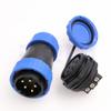 DRRI TY28 5Pin Male Plug Female Socket 380V 25A High Voltage Solder-Free Waterproof Screw Crimp Rear Nut Panel Mount Connector view 3