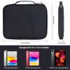 9-11 Inch iPad Carrying Case, Padded Travel Tablet Sleeve Bag for iPad Pro 11-in (M4), iPad 10.9 (10th Gen), iPad Air 11-in (M2), Galaxy Tab S9/S8 (Black-11) view 2