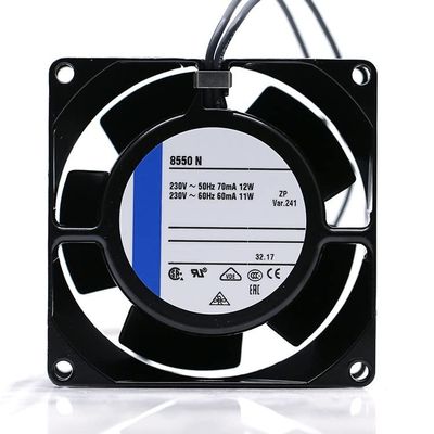 8550N AC230V 70/60mA 12/11W 8038 8cm 2-Wire Cooling Fan