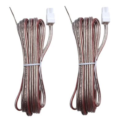 2X Red Gray White Connector Speaker Sound Wires Cords Cables Compatible with Sony Disc Deck Receiver System
