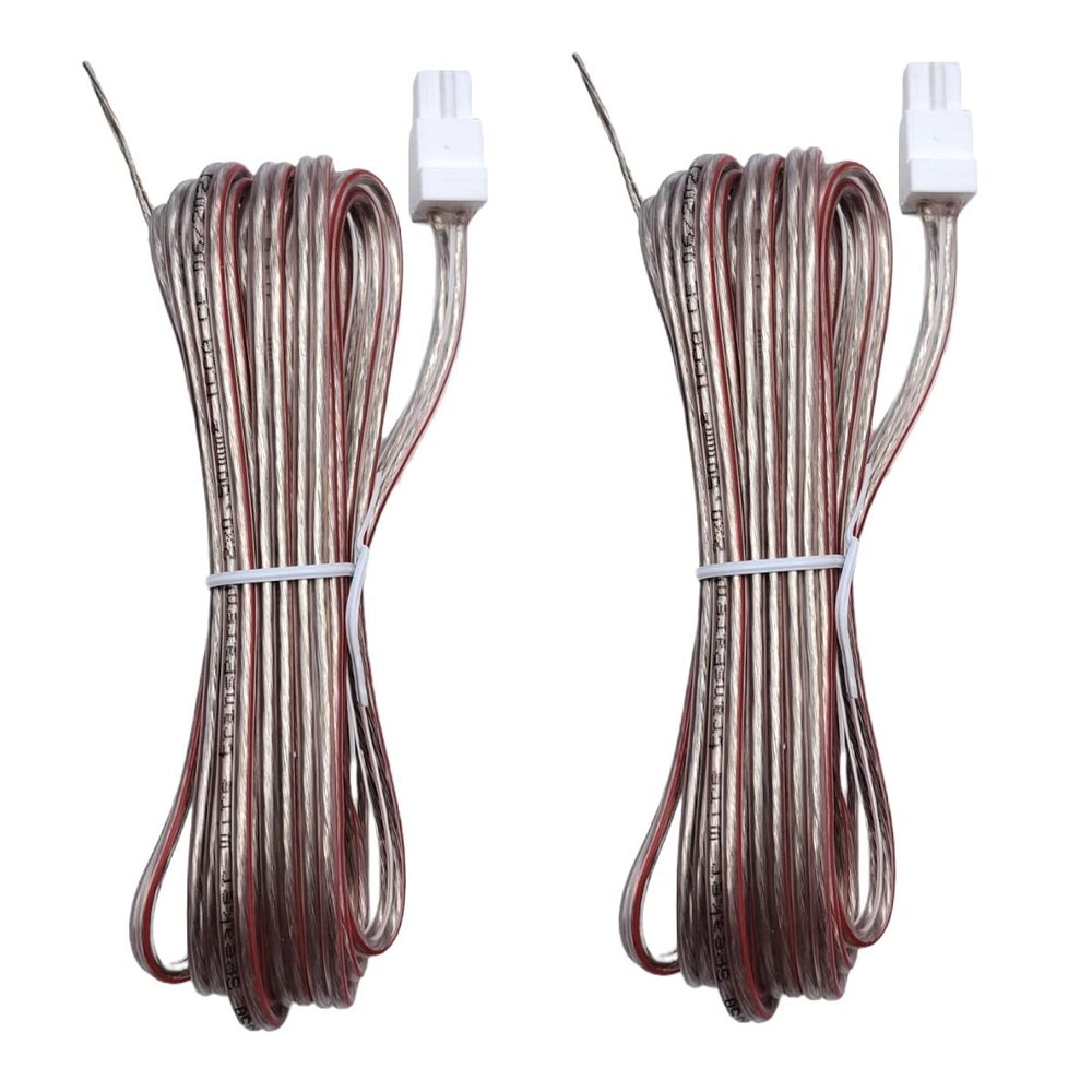 2X Red Gray White Connector Speaker Sound Wires Cords Cables Compatible with Sony Disc Deck Receiver System