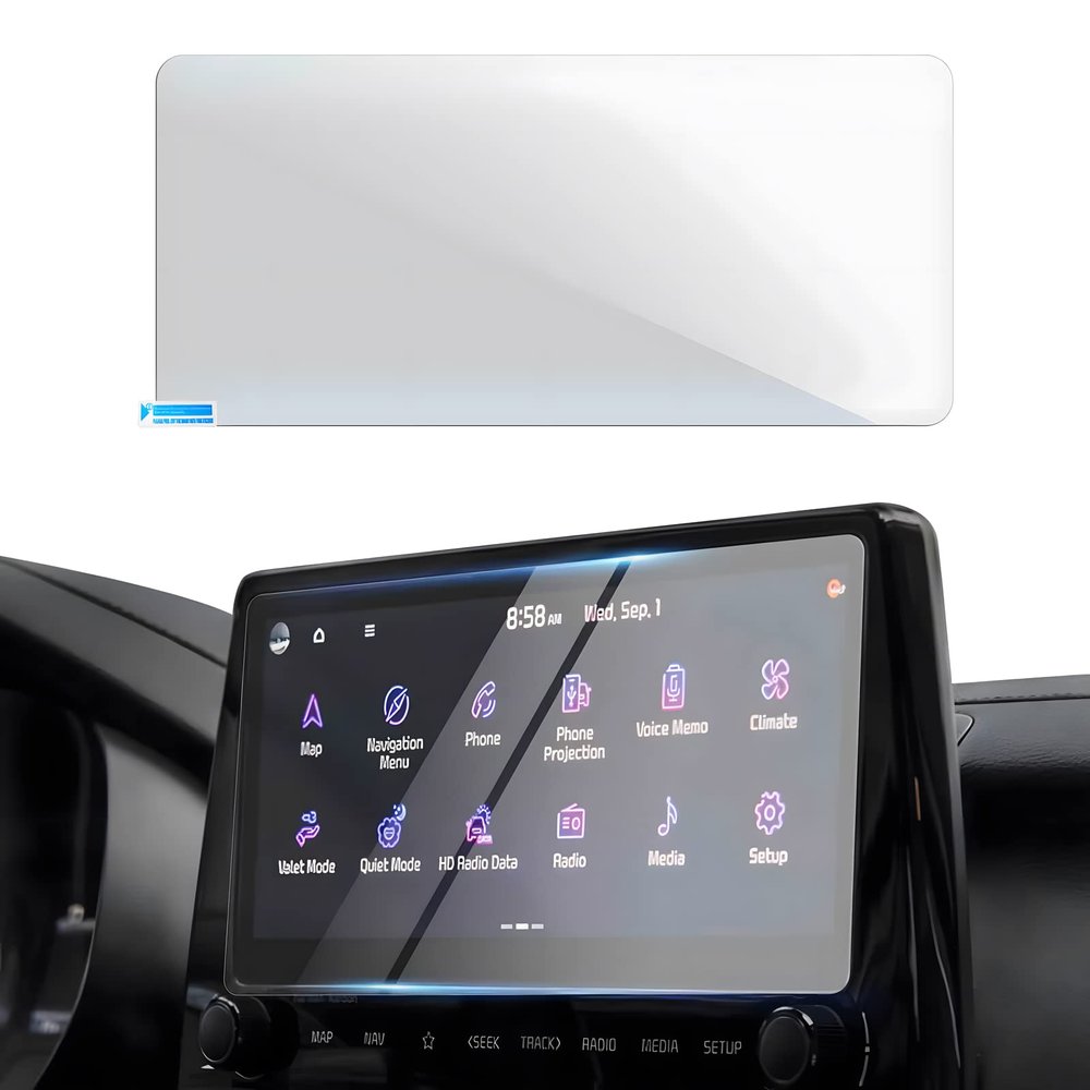 Autorder Screen Protector for 2022 2023 2024 Kia Forte GT/GT-Line/GT Manual Accessories 10.25 Inch Tempered Glass 9H Navigation Touchscreen Protective Film