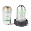 Microscope Kit Semi Plan Achromatic Objective Lens 4X 10X 40X 100X 160/0.17 for Biological Microscope Microscope Lens Adapters (Warna : 20X) view 1