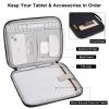iPad Pro 12.9 Carrying Case Bag, Padded Tablet Sleeve for iPad Pro 13-in (M4), iPad Air 13-in (M2), Surface Pro 9/8, 12.4 Galaxy Tab S9+/S8+ (Black-12.9) view 3