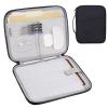 iPad Pro 12.9 Carrying Case Bag, Padded Tablet Sleeve for iPad Pro 13-in (M4), iPad Air 13-in (M2), Surface Pro 9/8, 12.4 Galaxy Tab S9+/S8+ (Black-12.9) view 4