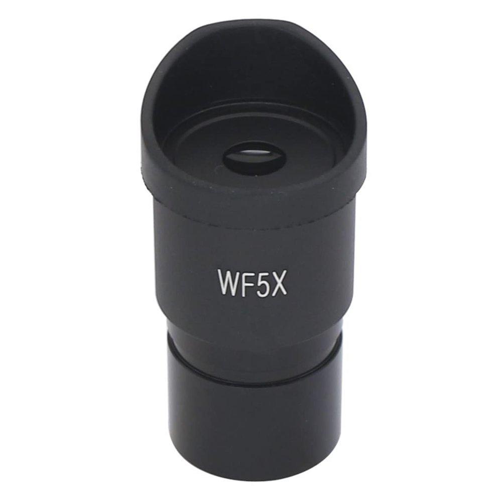 Lab Microscope Slides Stereo Microscope Eyepiece WF5X WF10X WF15X WF20X Optical Lens, Mounting Diameter 30mm Or 30.5mm with Rubber Eye Cups Microscope Parts (Color : WF5X-20-30mm)