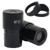 Lab Microscope Slides Stereo Microscope Eyepiece WF5X WF10X WF15X WF20X Optical Lens, Mounting Diameter 30mm Or 30.5mm with Rubber Eye Cups Microscope Parts (Color : WF5X-20-30mm) view 4