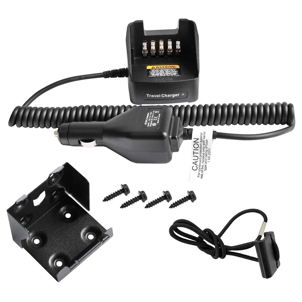 VBLL KSC-25 KVC-14 Vehicle Travel Car Charger for TK3360 TK3173 TK2170 NX3320 NX3300 NX320 NX220 THD74 Radio KNB-55L KNB-56N KNB-57L Battery