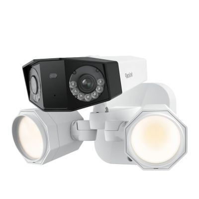 REOLINK Duo Floodlight PoE, 4K Dual-Lens Security Camera, Outdoor PoE IP Camera with 180 Ultra-Wide Angle, 1800 Lumen Floodlight, Human/Vehicle/Pet Detection, Two Way Talk, Waterproof