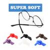 OPUGIT 8 Pairs Eyeglass Replacement Temples, Silicone Eyeglass End Tips Ear Sock Pieces Tube Sleeve for Thin Metal Eyeglass Legs,Black/Blue view 2