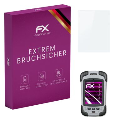 atFoliX Plastic Glass Protective Film compatible with Topcon S10, 9H Hybrid-Glass FX Screen Protector
