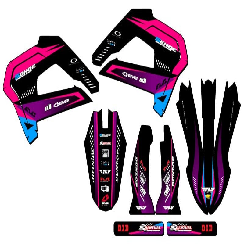 2022-2025 CX 65 SURGE Pink Base Kit Compatible with Cobra | Senge Graphics Inc