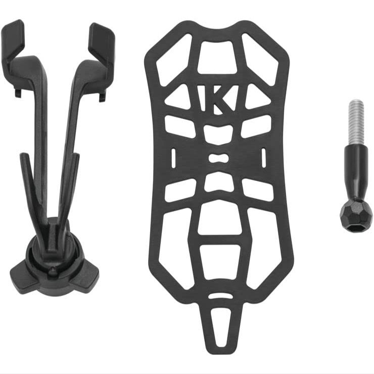 Kuryakyn Free-Flex Device and Cup Holder, Universal Satin Black Consumer Electronics 6438