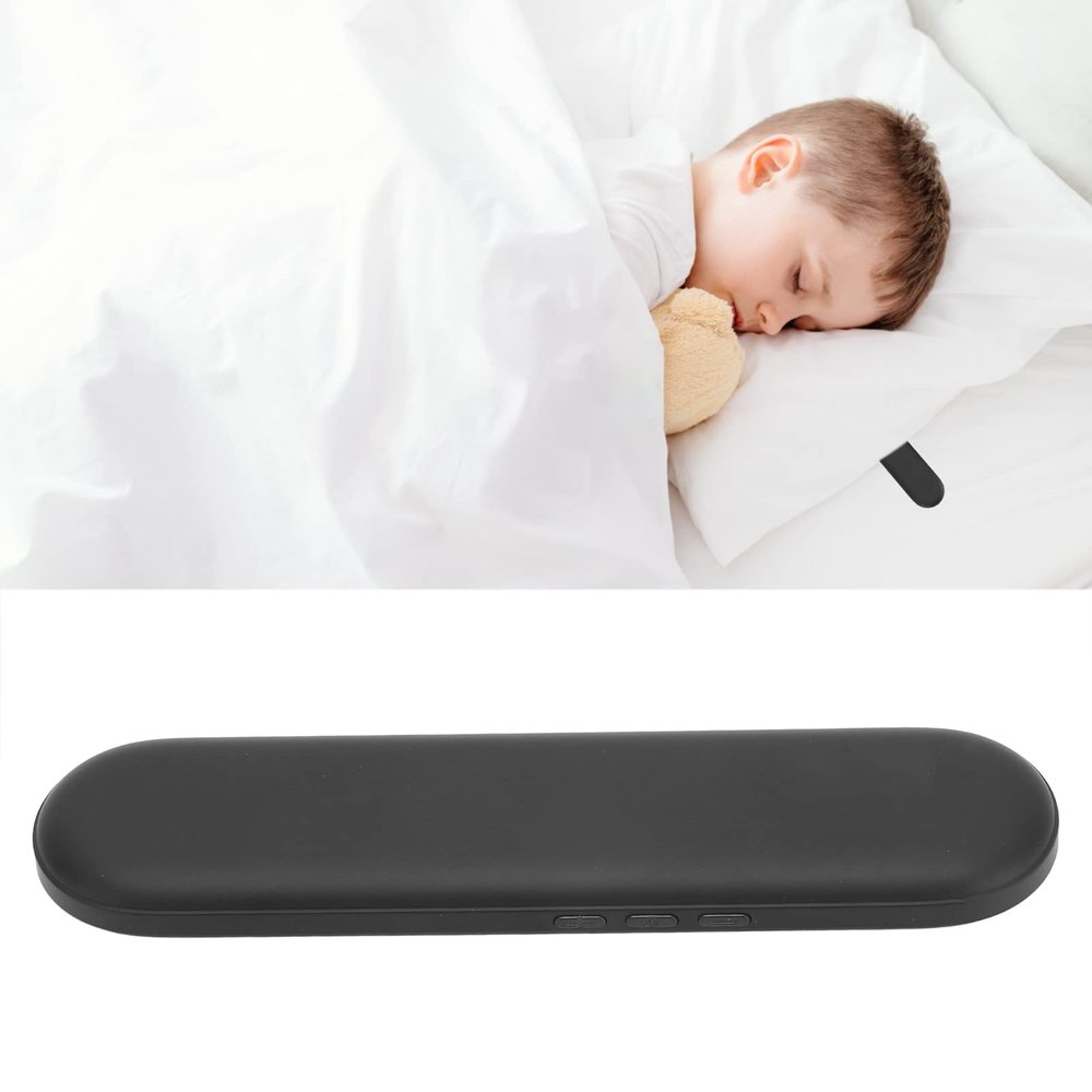 Cuifati Ultra Thin Pillow Speaker, Mini Bone Conduction Pillow Speaker with Stereo Bass, Bluetooth Pillow Speaker for Sleeping with Timer Function(White)