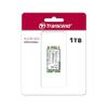 Transcend MTS425 M.2 2242 SATA III SSD 1TB, Up to 550MB/s, Compatible with Ultrabook, Laptop, PC, Desktop, 3D TLC NAND Flash Internal Solid State Drive, LDPC Error Correction, SLC Cache, B+M Key view 2