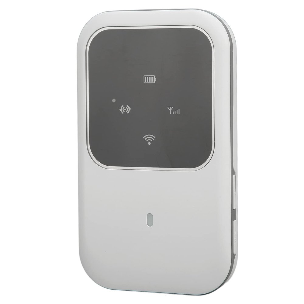 Portable 4G Router, H80 Portable 4G,150Mbps Download Mobile Hotspot with 2400mAh Rechargeable Battery, Plug in Card,Unlocked Mobile Hotspot with LED Display for Outdoor Car