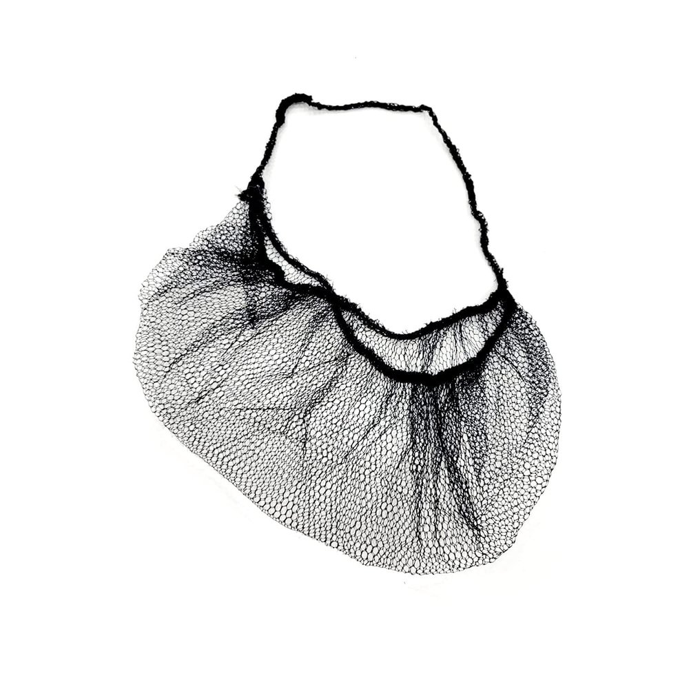 SAFEKO Disposable Honeycomb Nylon Beard Nets | Breathable, Durable | 1,000 Count [BLACK | 21"]