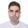SAFEKO Disposable Honeycomb Nylon Beard Nets | Breathable, Durable | 1,000 Count [WHITE | 18"] view 2
