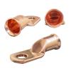 10pcs 2/0 AWG-1/4 Ring Battery Lugs, Copper Lugs, Battery Cable Ends, Tubular Ring Terminals, Crimp Wire Ring Lugs, Battery Terminal Connectors with Heat Shrink Tubing (10, 2/0 Awg - 1/4" (M6) Ring) view 2