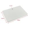 Microscope Kit 38 * 26CM Metal Base Plate Table Working Stand Diameter 25mm for Microscope Video Camera Microscope Lens Adapters (Color : White) view 2