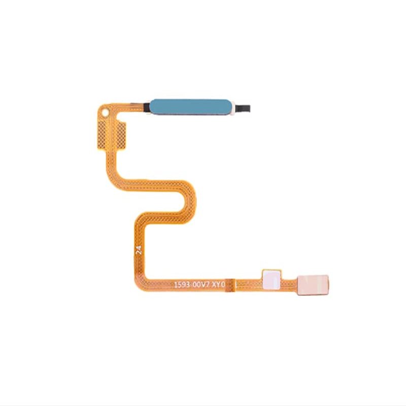 Home Button Fingerprint Scanner Touch ID Menu Return Sensor Flex Cable for Xiaomi Redmi Note 9 5G - Green