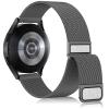 Wanme Metal Bands for Garmin Venu 2 Plus,Venu Sq,Venu,Vivoactive 3 Watch Band Women Men, Forerunner 645,245 Music Smart Watch (Space Gray) view 2